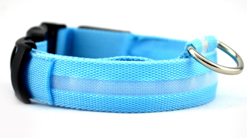 LED Dog/Cat Luminous Collar Night Safety Flashing Glow in Dark Adjustable