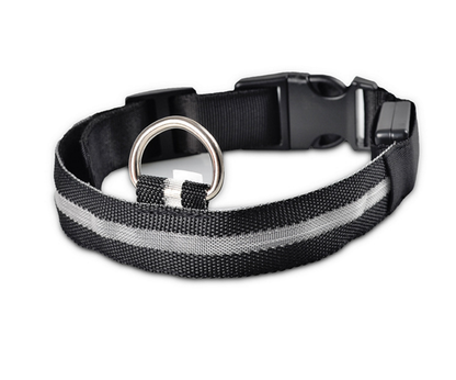 LED Dog/Cat Luminous Collar Night Safety Flashing Glow in Dark Adjustable