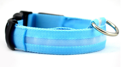 LED Dog/Cat Luminous Collar Night Safety Flashing Glow in Dark Adjustable