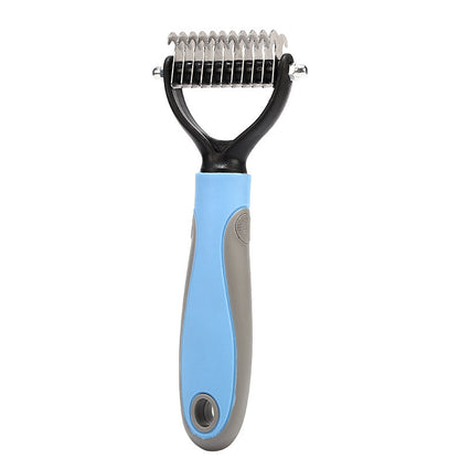 Stainless Double-sided Pet Brush Hair Removal Comb For Grooming