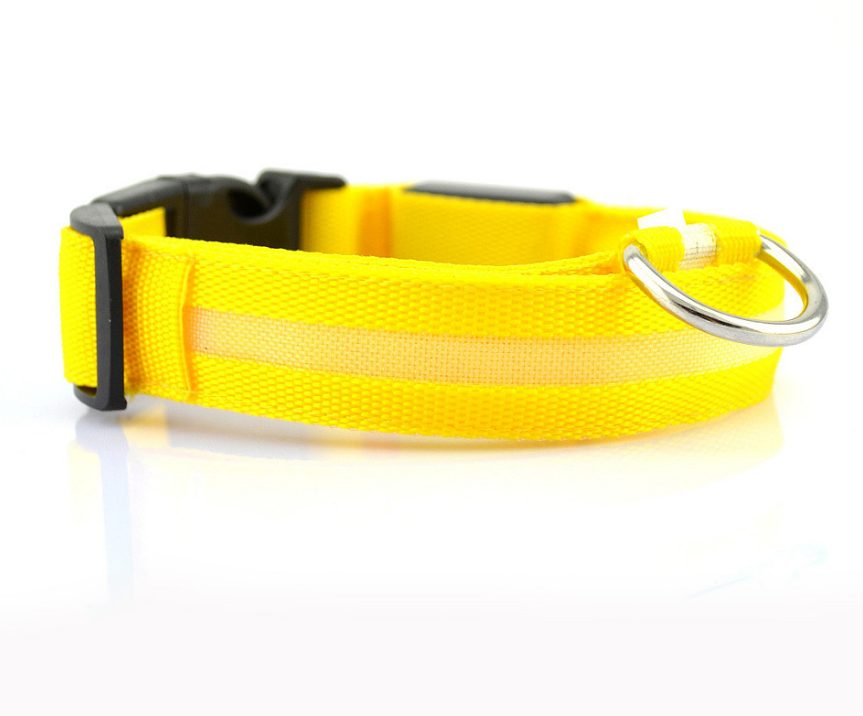 LED Dog/Cat Luminous Collar Night Safety Flashing Glow in Dark Adjustable
