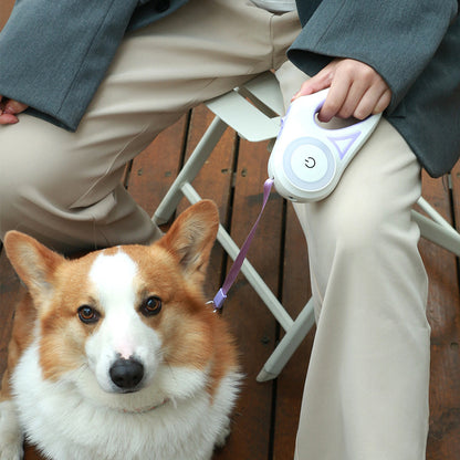 Dog or Cat Retractable Leash/Collar Automatic Traction