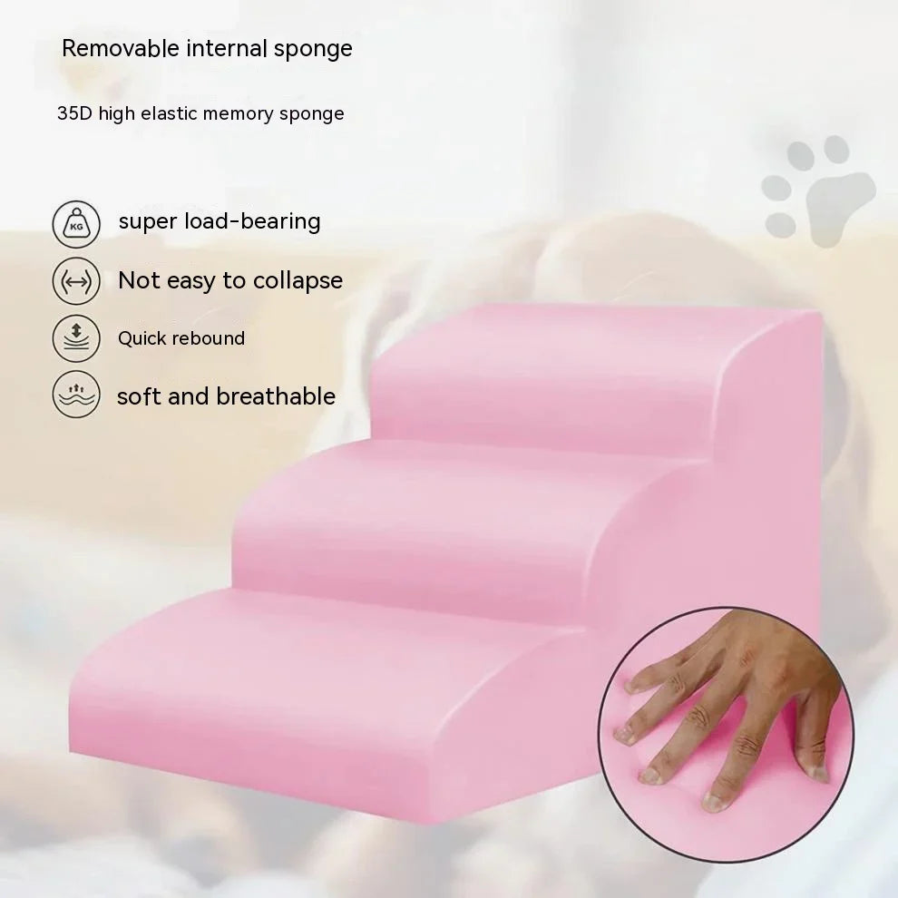 Memory Foam Pet Steps