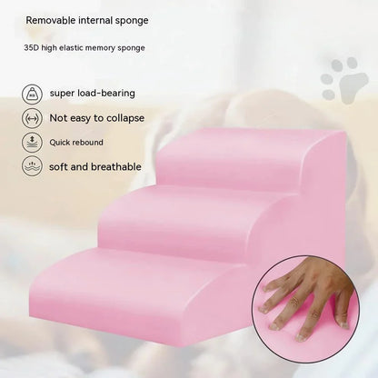 Memory Foam Pet Steps