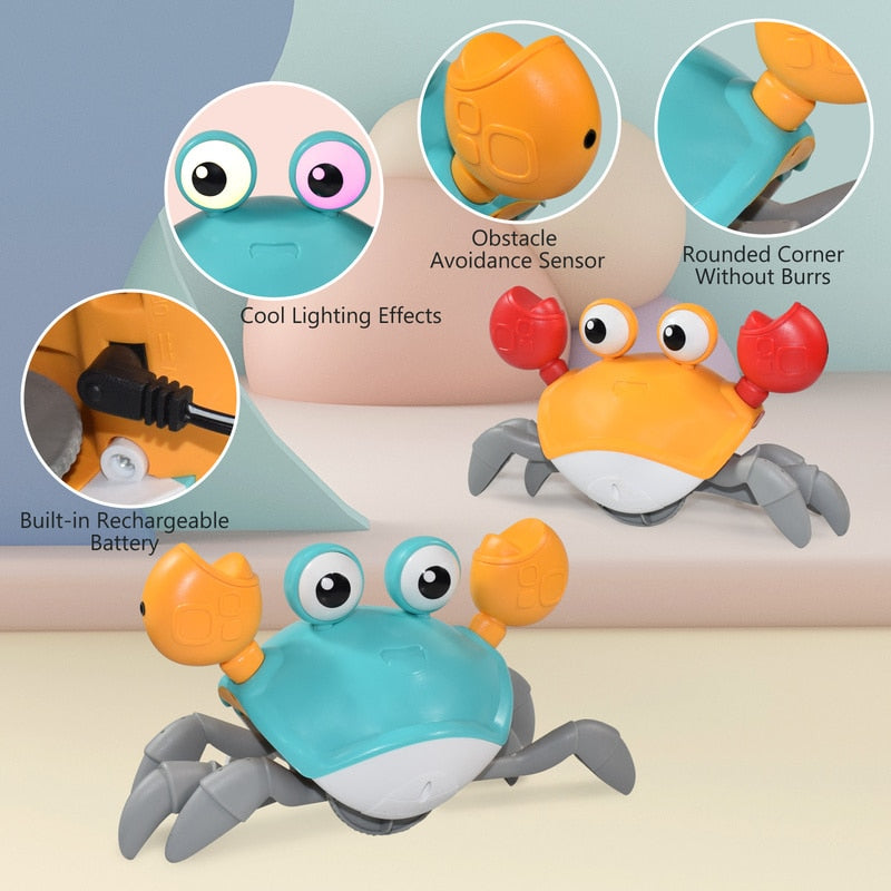 Crawling Crab Octopus Pets or Baby Electronic Musical Toys