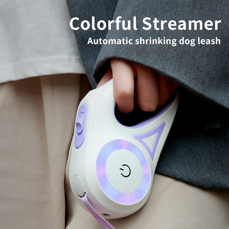 Dog or Cat Retractable Leash/Collar Automatic Traction