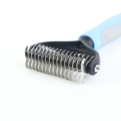 Stainless Double-sided Pet Brush Hair Removal Comb For Grooming