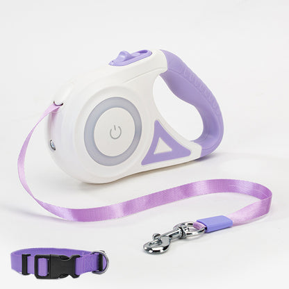 Dog or Cat Retractable Leash/Collar Automatic Traction